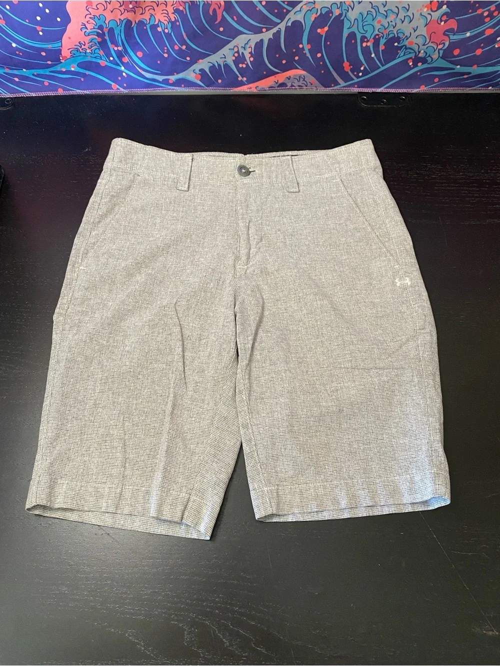 Under Armour Men's Light Gray Flat Front Shorts